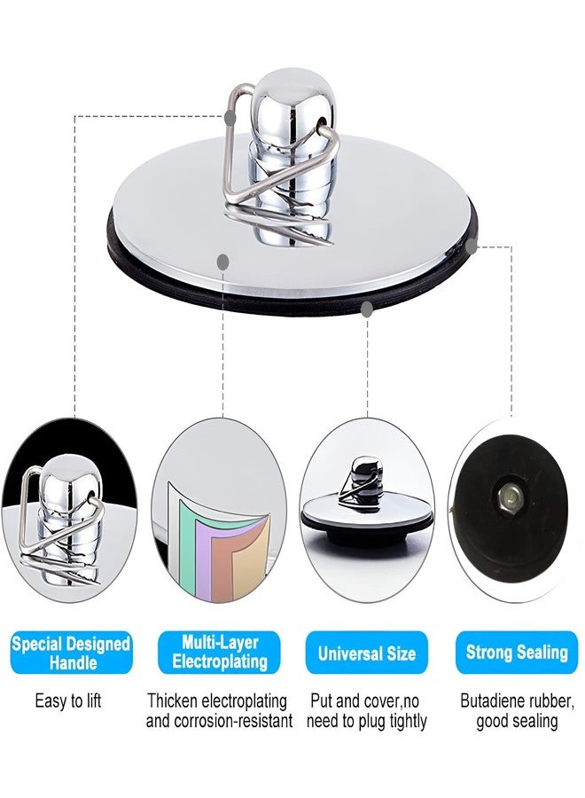 NEW WARE 40mm Bath Tub Chain Plug Drain - Bathroom Sink Basin Stopper Plug with Chain - Image 4